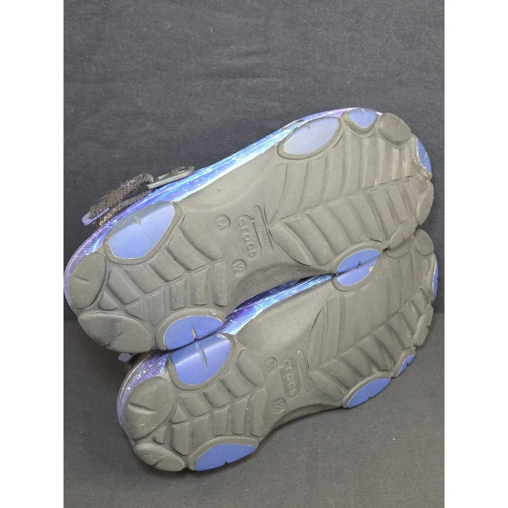Crocs‎ All Terrain Clogs Space Jam A New Legacy Purple Blue Mens 12 Jibbitz